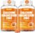 Calcium Magnesium Zinc Supplement Gummies – High Absorption Calcium Citrate Gummy for Women & Men – Sugar Free, Natural Orange Flavor, Vegan