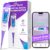 easy@Home Digital Basal Body Thermometer for Adults – Fertility Tracker | Precise 1/100th Degree Thermometer. Flexible Tip, Backlit LCD & 30 Memory. Auto Scan Premom App for Women
