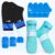 SuzziPad Cold Socks & Hands Ice Pack for Chemo Must Haves, Blue, L
