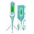 8 Second Digital Oral Thermometer, Fast Reading Thermometer for Adults and Kids with 3 Color Backlit and Fever Alarm for Oral, Rectal, Underarm