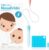 Frida Baby NoseFrida SnotSucker Nasal Aspirator for Baby, 24 Extra Filters | Nose Sucker Baby Nasal Aspirator for Congestion Relief, Includes 24 Extra Hygiene Filters, Baby Nose Care