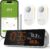 WiFi Remote Thermometer Freezer Alarm, 1/3 Mile Long Range, IP66 Waterproof, App Email Alert, with Digital Monitor Hub, 2 Smart Wireless Temperature Sensors for Fridge, RV, Greenhouse