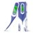 Digital Thermometer for Adults, Kids & Babies, 8-Second Fast Reading Oral Thermometer with Fever Alarm, Waterproof Baby Thermometer for Oral Rectal Underarm, 3-Color Backlit LCD,Storage Case Included