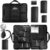 Primacare DS-9185 Aneroid Sphygmomanometer and Blood Pressure Cuff Set with Portable Case, 5 Sized Nylon Cuffs with Deflation Valve, BP Cuff Manual Kit for Infant, Child, Adult, Large Adult, Thigh