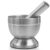 Pill Crusher – 304 Food Grade Stainless Steel Mortar and Pestle Medicine Grinder Set – Non-Slip Splitter to Easily Crush Medicine Pills Tablets Vitamins to Fine Powder for Adults, Seniors, Dogs, Pets