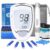 Glucose Monitor Kit, Blood Sugar Monitor with 50 Test Strips & 50 Lancets for Diabetes Testing, High Accuracy Blood Glucose Meter with Auto Eject, No Coding & Large LCD for Seniors, Glucometer Diabetes Testing Kit for Travel & Home Use