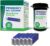 PRODIGY 10400 No Coding Blood Glucose Test Strips for Diabetes, Box of 50 Strips, Compatible with PRODIGY AutoCode, Pocket & Voice Blood Glucose Monitoring Systems