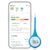 Kinsa QuickCare Smart Digital Thermometer, FDA Cleared
