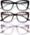 Reading Glasses for Women, 1.50 Fashion Oversized Blue Light Readers | TR90 Lightweight Cat Eye Frames Spring Hinge Eye Glasses with Blue light Protection for All Day Comfort wear & Anti Eyestrain