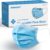 Disposable Face Masks 100 Pack, 3 Ply Breathable Filter Mask with Adjustable Nose Clip & Soft Elastic Ear Loops