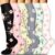 Laite Hebe Compression Socks for Women & Men Circulation(6 pairs)-Graduated Supports Socks for Running, Athletic Sports
