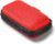 Red Rectangle Small EVA Case, Lightweight Hard Shell Zipper Pouch