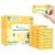 Mini Antibacterial Wet Wipes, 99% Water Hand Sanitizer Travel Wipes, Safe for Sensitive Skin & Hypoallergenic Hand Sanitizing Pocket Wipes, 144 Count (24 Packs of 6)