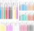 100 Pcs Interdental Brushes, 6 Sizes Braces Flossers for Cleaner