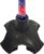 NOVA Stand Alone Quad Cane Tip – Extra-Wide Self-Standing Rubber Base with Non-Slip Grip Traction, Replacement Walking Cane Tip for Stability & Balance, Fits All 3/4” Diameter Canes
