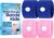 Motion Sickness Bands for Kids, Travel Sickness Relief Wristbands, Anti-Nausea Wristbands for Car Sickness(Pink and Blue)