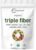 Micro Ingredients Organic Triple Fiber Powder, 2lb | Natural Prebiotic to Support Digestive & Gut Health | Soluble, Easily Digestible | Unflavored, Vegan