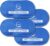 4 Pack Reusable Ice Packs for Injuries, Soft Gel Ice Packs for Sprains