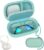 GWCASE 2-in-1 Travel Case for Eyeglasses/Sunglasses and Contact Lens Kit