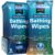 Bathing Wipes for adults bathing rinse free | Adult Wash Cloths Extra Large, Bathing Wipes for Incontinence, 8″x 8″ In (48 count) | By Inspire