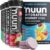 Nuun Energy Caffeine + B Vitamins, Electrolyte Hydration Tablets with Caffeine from Green Tea Extract, Magnesium & 4 Other Electrolytes, Gluten Free, Vegan, Mixed Flavors, 4 Pack (40 Servings Total) | 40 Servings with Caffeine from Green Tea Extract, Magnesium & 4 Other Electrolytes, Gluten Free, Vegan