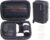 Hard Travel Case for Glucose Meter, Diabetes Testing Kit Organizer, Includes 2 Needle Storage Boxes‑Black