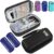 Medineed Temperature Display Insulin Travel Case, 2PCS Ice Packs, Black