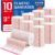 AZEN Premium 10 Pack Elastic Bandage Wrap 3 Inch, Compression Wrap Bandage for Legs, Ankle, Knee, Tummy, Body, Lymphedema Wraps for Legs, Latex-Free