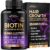 Biotin, Collagen, Hyaluronic Acid & Keratin – Hair Growth Support – 60 Caps | Hair, Skin & Nails Vitamins – Clinically Tested Supplement for Men & Women – 25000mcg Vitamins B1, B2, B3, B6 & B7