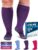 Doctor’s Select® 3 Pairs Plus Size Compression Socks Wide Calf – Up to 6XL | 20-30 mmHg Compression Socks for Women Wide Calf