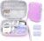 Diabetic Supplies Travel Case for Glucose Meter Diabetes Testing Kit-Violet | Portable Diabetes Testing Kit Storage Organizer Bag for Diabetes Blood Sugar Test Strips, Lancets, Lancing Device