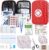 276PCS First Aid Kit Home Car Camping Hiking Emergency Supplies Small Compact Lovely Bag for School Outdoor, Basic Outdoor Essentials Survival Kit for Travel AMORNING | School Supplies,Dorm Room Essentials,Survival Kit,Travel Essentials,Outdoor Adventure,Office Hiking Portable,Refill Supplies