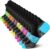 Ankle Compression Socks for Women 6 Pairs Running Socks with Arch Support | Athletic Womens Ankle Socks for Running, Gym, Workouts, Long-Distance Walking, Travel, Daily Use, Relieve Plantar Fasciitis