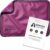 Flexible Hot and Cold Gel Pack, Large 12″ x 15″ | Reusable soft gel ice pack for injuries, recovery, dual-sided plush, medical grade for back, shoulder & muscle relief, purple