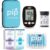 Pip Blood Glucose Monitor Kit – 50 Test Strips, Preloaded Lancets & Case