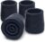 Steel-Reinforced Walker, Commode, and Bath Bench Replacement Rubber Tips, Black, 1 1/8″ (Pack of 4) …