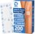 200 Sterile Butterfly Closure Bandage Strips – Adhesive Strip Stitch Bandages for Closing Skin Wounds with Non-Stick Pad – Individually Wrapped – Hypoallergenic Adhesive & Latex Free (Large (200)