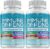 8 in 1 Immune Defense Support, Immunity Vitamins Supplement Booster Zinc 50mg, Vitamin C Elderberry VIT D3 5000 IU, Turmeric Curcumin & Ginger, Echinacea – Allergy Relief for Kids Adults (2 Pack)