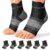 PAPLUS 6 Pairs Compression Socks Women & Men for Plantar Fasciitis Relief