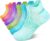 PAPLUS Ankle Compression Socks for Women, 6 Pairs Cushioned Running Socks