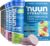 Nuun Energy Caffeine + B Vitamins Mixed Flavors, GF & Vegan, 6 Pack | 60 Servings with Caffeine from Green Tea Extract, Magnesium & 4 Other Electrolytes, Gluten Free, Vegan