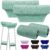 SPRING SEAON Soft Underarm Crutch Padding and Hand Grip Covers,6-Piece Set