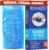 Gel Ice Pack – Hot & Cold Compress, Reusable Injury Ice Pack for Knee, Shoulder, Back, Neck, Hip, Ankle, Wrist, Foot Pain Relief & Injury Recovery Soft Gel for Muscle Strain (Blue, Reg)