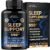 Sleeping Pills – Melatonin | Valerian Root | L-Theanine | Magnesium, 60 ct | Natural Sleep Aid Supplement – Non-Habit Forming Rest Support – Lab Tested – 1/day, 2 Month Supply