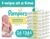 Pampers Sensitive Baby Wipes, Clinically Proven, Fragrance Free, Unscented, Water Based, Hypoallergenic, Multi-Use, Hand Wipes 1344 Wipes Total (24X Flip-Top Packs) [Packaging May Vary]