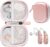 Case for Hearing Aids compatible with EarCentic EasyCharge Rechargeable Hearing Aids also for Otofonix Elite/Encore, Banglijian, Britzgo, My Tone, LIGINN, Blaids, Lexie, Tweak (Rose Gold)