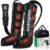 Medisana Leg Compression Massager with Heat, Full Leg & Foot Massager Compression Boots with 6 Modes, 5 Intensity and 3 Heat for Circulation and Pain Relief