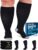 Doctor’s Select® 3 Pairs Plus Size Compression Socks Wide Calf – Bamboo Viscose Knee High Socks | Circulation Support