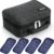 AUVON Large Insulin Cooler Travel Case, 4×160g TSA-Approved Ice Packs | Medication Cooler for Travel Holds 8 Insulin Pens & Diabetic Supplies, Portable Handle for Daily Life and Trips
