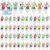 48 Pcs Mini Hand Sanitizers Bulk 1oz Travel Size Portable Hand Sanitizer Gel Gift Employee Appreciation Gift Instant Formula Fruit Flower Scented for Guest Coworker Staff Family Party Supplies